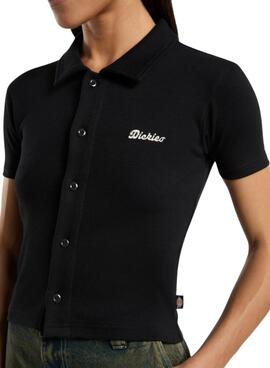 Polo Dickies Tallasse noir pour femme