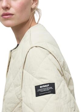 Veste Ecoalf Mayen beige pour femme