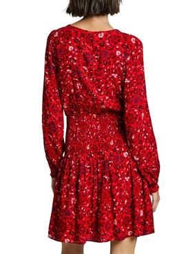 Robe Pepe Jeans Cecile rouge pour femme