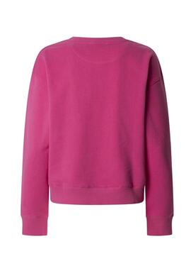 Sweatshirt Pepe Jeans Maddy rose fuchsia pour femme