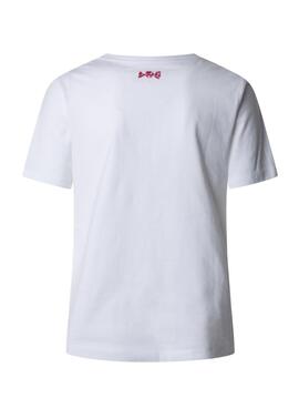 T-shirt Pepe Jeans Rumer blanc pour femme