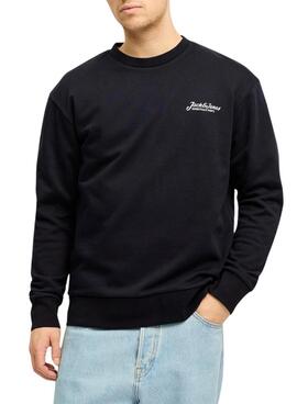 Sweat-shirt Jack and Jones Beau noir pour homme