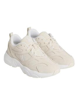 Chaussures Calvin Klein Low beige pour femme