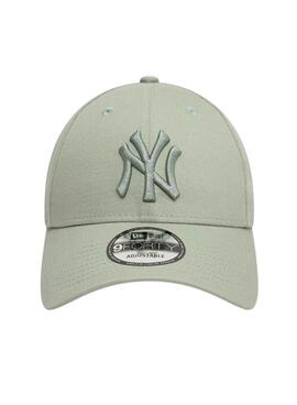 Casquette New Era Yankees verte pour femme