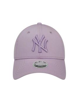 Casquette New Era Yankees violette pour femme