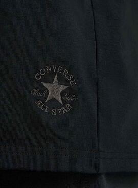 T-shirt Converse Wordmark noir pour homme et femme