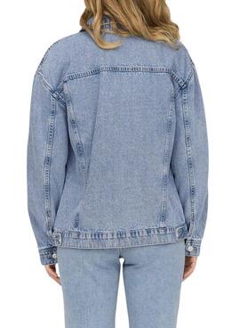 Veste Only Ocean bleue pour femme.