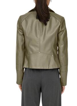 Veste Only Gemma verte pour femme