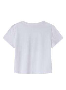 T-shirt Pepe Jeans Cintia blanc pour fille