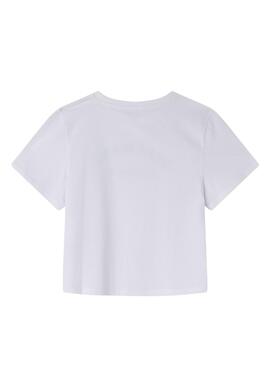 T-shirt Pepe Jeans Zoe blanc pour fille