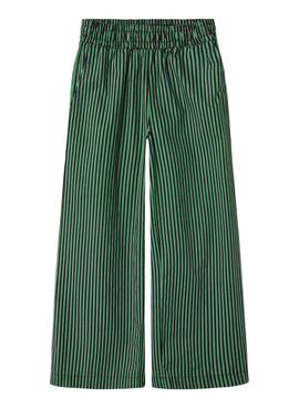 Pantalon Name It Filaura vert pour fille.