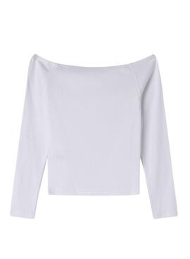 T-shirt Pepe Jeans Greta blanc pour fille