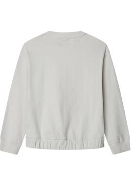 Sweatshirt Pepe Jeans Jade blanc pour fille