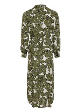 Robe Vila Mara verte pour femme