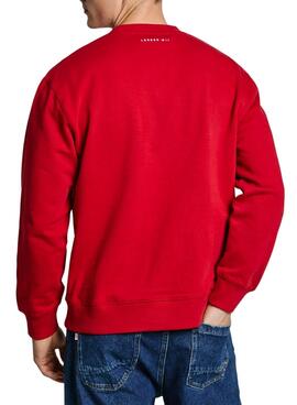 Sweatshirt Pepe Jeans Union rouge pour homme