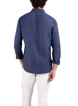 Chemise El Ganso Garment Dyed marine pour homme