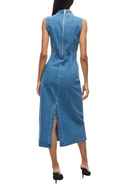 Robe en jean Vila Viwinona midi pour femme