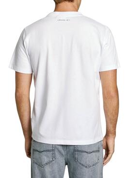 T-shirt Pepe Jeans Daxton blanc pour homme