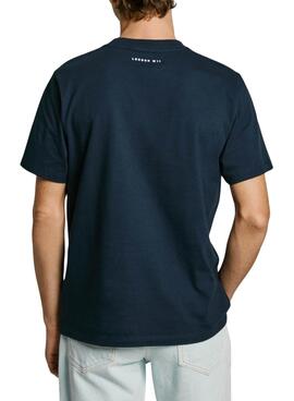 T-shirt Pepe Jeans Daxton marine pour homme