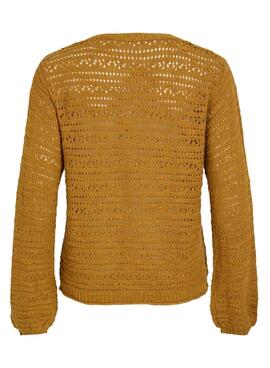 Maillot Vila Poca ocre pour femme.