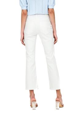 Pantalon en jean blanc Only Kenya pour femme