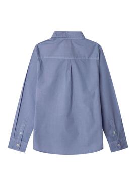 Chemise Pepe Jeans Camdem bleue pour enfant.