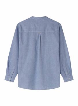 Chemise Pepe Jeans Chestley bleue pour garçon