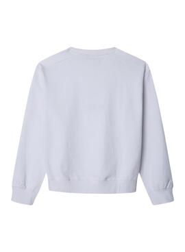 Sweatshirt Pepe Jeans Arielle blanc pour fille