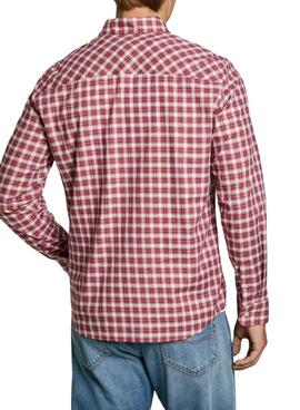 Chemise Pepe Jeans Alfred rouge pour homme