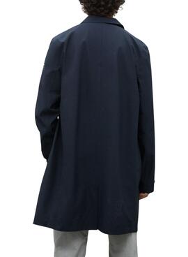 Trench-coat Ecoalf. Nimega marine pour homme