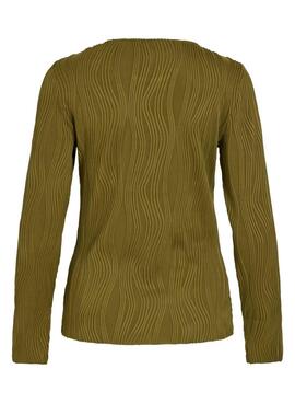 Top Vila Vinira vert pour femme