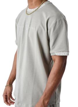 T-shirt Project X Paris logo gris à l'avant pour homme