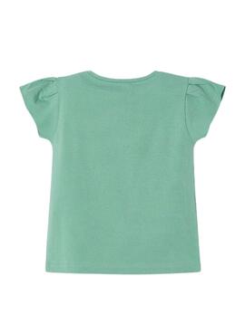 T-shirt Mayoral vert menthe pour fille