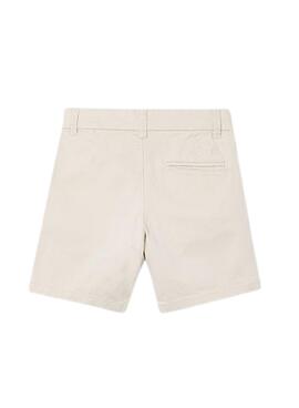 Bermuda Mayoral en serge chino beige basique pour enfant