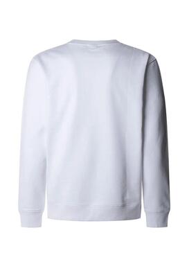 Sweatshirt Pepe Jeans Duke blanc pour homme