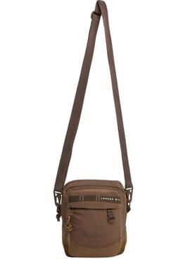 Sac Pepe Jeans Heich Bristol marron pour homme