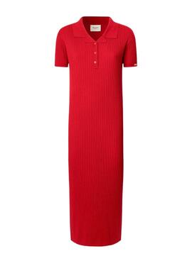 Robe Pepe Jeans Patricia rouge pour femme