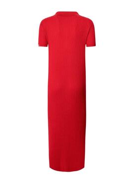 Robe Pepe Jeans Patricia rouge pour femme