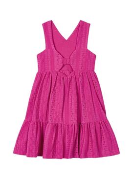 Robe Mayoral rose structurée pour fille