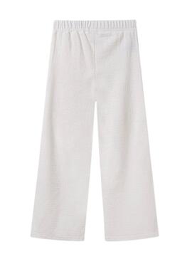 Pantalon large Mayoral de couleur beige pour fille