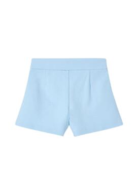 Short Mayoral bleu à pince pour fille