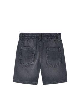 Bermuda Mayoral en jean suave gris para niño