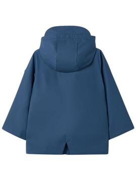 Imperméable à capuche bleu Mayoral pour garçon