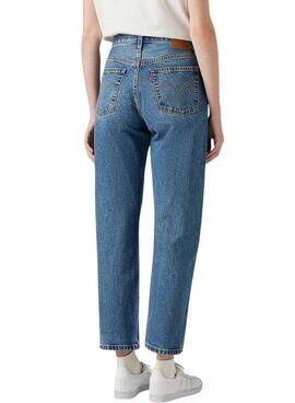 Jean Levi's 501 Crop bleu pour femme