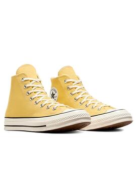 Chaussures Converse Chuck 70 jaunes pour femmes