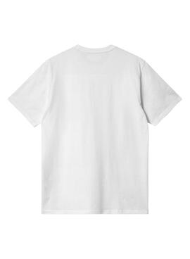 T-shirt Carhartt Pocket Heart blanc pour homme