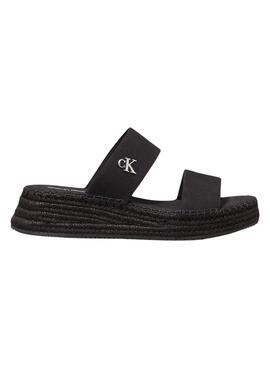 Sandales Calvin Klein Sporty noir pour femme