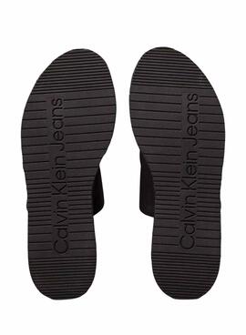 Sandales Calvin Klein Sporty noir pour femme