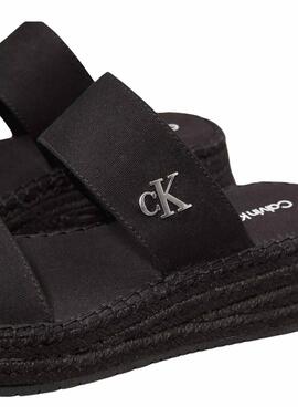 Sandales Calvin Klein Sporty noir pour femme