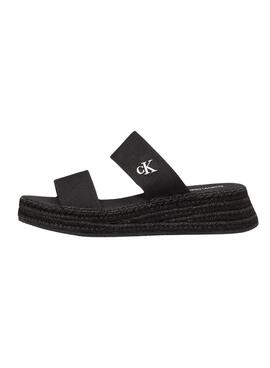 Sandales Calvin Klein Sporty noir pour femme